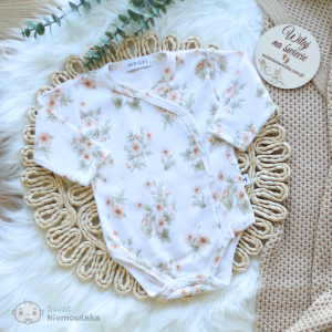 Body niemowlęce "Wild Flowers" - długi rękaw
