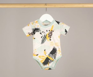 Body niemowlęce z krótkim rękawem - Tukan